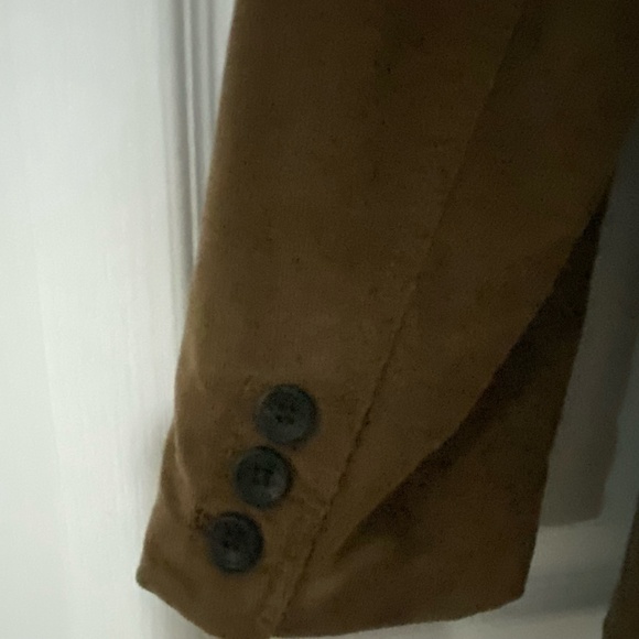 Gap Mens M Brown Corduroy Button Up Cotton Lined Casual Office Creepy Blazer. - Picture 7 of 16